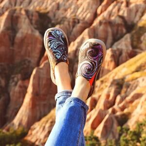 Uin Starry Night Toledo Art Slip On Shoes Size 8.5